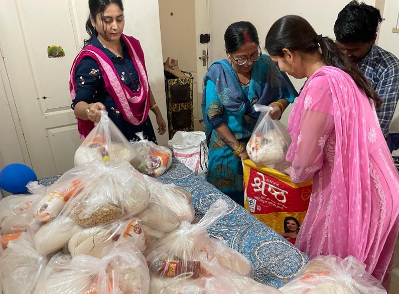 Food and ration kit distribution campaign
